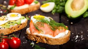Bruschetta de saumon fumé