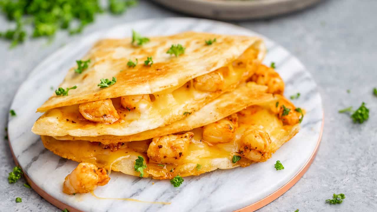 Quesadillas shrimp